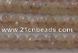 CRB210 15.5 inches 3*4mm faceted rondelle moonstone beads