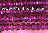 CRB2212 15.5 inches 2*3mm faceted rondelle garnet beads wholesale