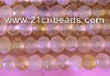 CRB2216 15.5 inches 2*3mm faceted rondelle yellow opal beads