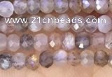 CRB2219 15.5 inches 2*3mm faceted rondelle moonstone beads
