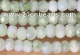 CRB2229 15.5 inches 2*3mm faceted rondelle prehnite beads