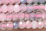 CRB2236 15.5 inches 2*3mm faceted rondelle morganite beads