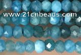 CRB2245 15.5 inches 2*3mm faceted rondelle apatite beads