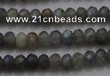 CRB225 15.5 inches 2.5*4mm faceted rondelle AB-color labradorite beads