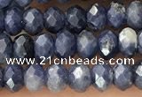 CRB2268 15.5 inches 3*4mm faceted rondelle sapphire beads