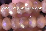 CRB2284 15.5 inches 5*8mm faceted rondelle moonstone beads