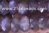 CRB2287 15.5 inches 5*8mm faceted rondelle moonstone beads