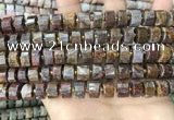 CRB2305 15.5 inches 7mm - 8mm faceted tyre pietersite beads