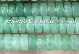 CRB2554 15.5 inches 2*4mm heishi green aventurine beads wholesale