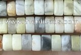 CRB2558 15.5 inches 2*4mm heishi crazy lace agate beads wholesale