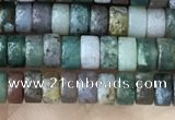 CRB2560 15.5 inches 2*4mm heishi Indian agate beads wholesale