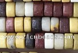 CRB2574 15.5 inches 2*4mm heishi mookaite beads wholesale