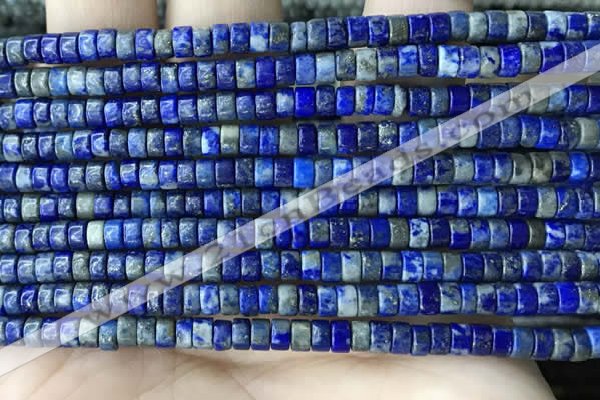 CRB2578 15.5 inches 2*4mm heishi lapis lazuli beads wholesale