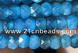 CRB2640 15.5 inches 2*3mm faceted rondelle apatite gemstone beads