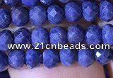 CRB2644 15.5 inches 2*3mm faceted rondelle sapphire gemstone beads
