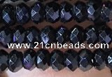 CRB2650 15.5 inches 2*3mm faceted rondelle black spinel beads