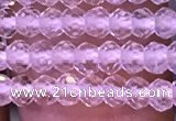 CRB2662 15.5 inches 2*3mm faceted rondelle white crystal beads