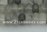 CRB2806 15.5 inches 5*8mm rondelle cloudy quartz beads wholesale