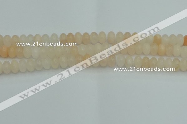 CRB2817 15.5 inches 6*10mm rondelle pink aventurine beads