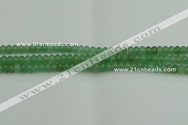 CRB2820 15.5 inches 4*6mm rondelle green aventurine beads