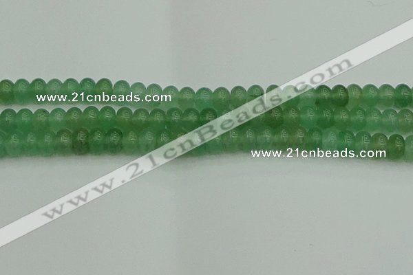 CRB2822 15.5 inches 6*10mm rondelle green aventurine beads