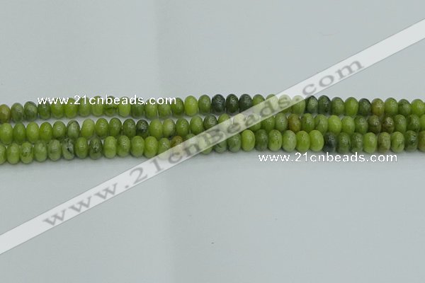 CRB2835 15.5 inches 4*6mm rondelle Chinese chrysoprase beads