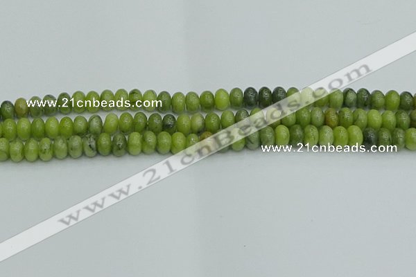 CRB2836 15.5 inches 5*8mm rondelle Chinese chrysoprase beads