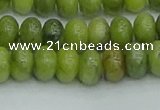 CRB2837 15.5 inches 6*10mm rondelle Chinese chrysoprase beads