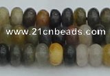 CRB2845 15.5 inches 4*6mm rondelle fancy jasper beads wholesale