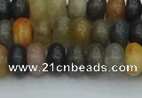 CRB2846 15.5 inches 5*8mm rondelle fancy jasper beads wholesale