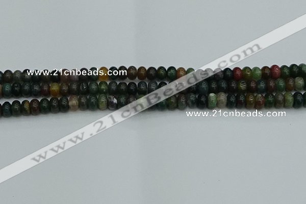 CRB2865 15.5 inches 4*6mm rondelle Indian agate beads