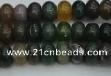 CRB2866 15.5 inches 5*8mm rondelle Indian agate beads