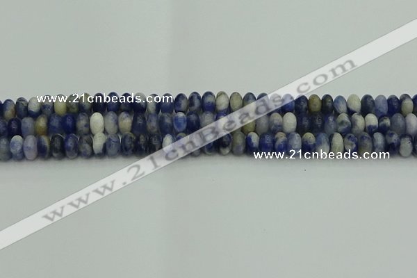 CRB2880 15.5 inches 4*6mm rondelle sodalite beads wholesale