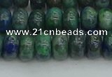 CRB2892 15.5 inches 6*10mm rondelle chrysocolla beads wholesale