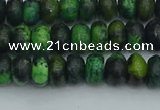 CRB2895 15.5 inches 4*6mm rondelle chrysocolla beads wholesale