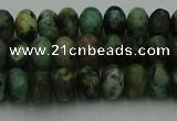 CRB2900 15.5 inches 4*6mm rondelle African turquoise beads