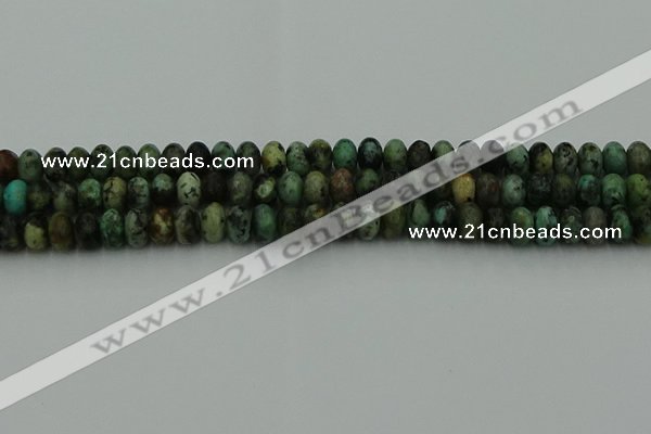 CRB2901 15.5 inches 5*8mm rondelle African turquoise beads