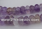 CRB301 15.5 inches 5*8mm - 10*14mm faceted rondelle ametrine beads
