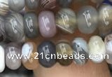 CRB3069 15.5 inches 4*6mm rondelle Botswana agate beads