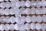 CRB3106 15.5 inches 2*3mm faceted rondelle tiny white moonstone beads