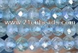 CRB3173 15.5 inches 2.5*4mm faceted rondelle tiny apatite beads