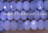 CRB3185 15.5 inches 3*5mm faceted rondelle tiny aquamarine beads