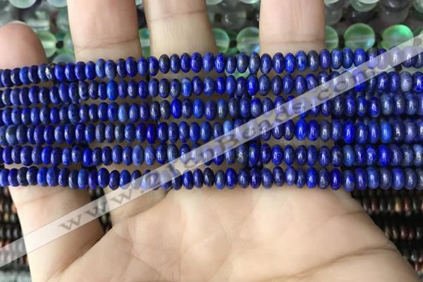 CRB4006 15.5 inches 2.5*4.5mm rondelle lapis lazuli beads wholesale