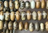 CRB4011 15.5 inches 2.5*4.5mm rondelle picture jasper beads wholesale