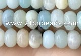 CRB4036 15.5 inches 4*6mm rondelle amazonite beads wholesale