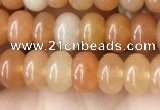 CRB4040 15.5 inches 4*6mm rondelle red aventurine beads wholesale