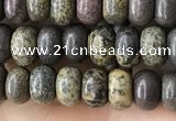 CRB4054 15.5 inches 4*6mm rondelle artistic jasper beads wholesale