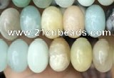 CRB4078 15.5 inches 5*8mm rondelle amazonite beads wholesale