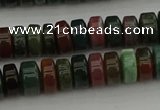 CRB415 15.5 inches 5*8mm rondelle Indian agate beads wholesale