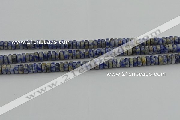 CRB428 15.5 inches 5*8mm rondelle African sodalite beads wholesale